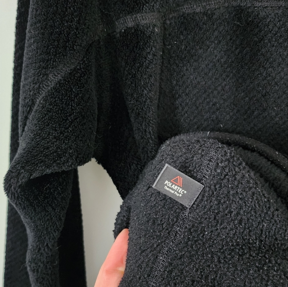 Patagonia Snap-T Black Fleece Jacket Pullover Women's Medium Outdoors Hiking - Picture 5 of 7